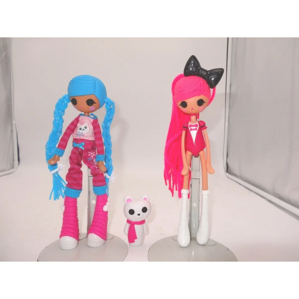 Lalaloopsy Girls Mittens Fluff N Stuff Confetti Carnivale Doll Set with Pet Bear